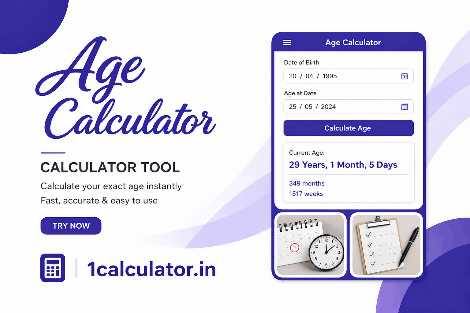 Age Calculator Free Online